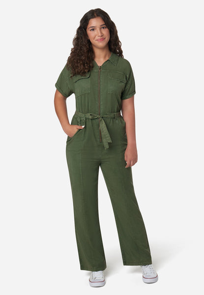 2WAY SHIRT JUMP SUITS(36 WHITE): DRESSjosemoon