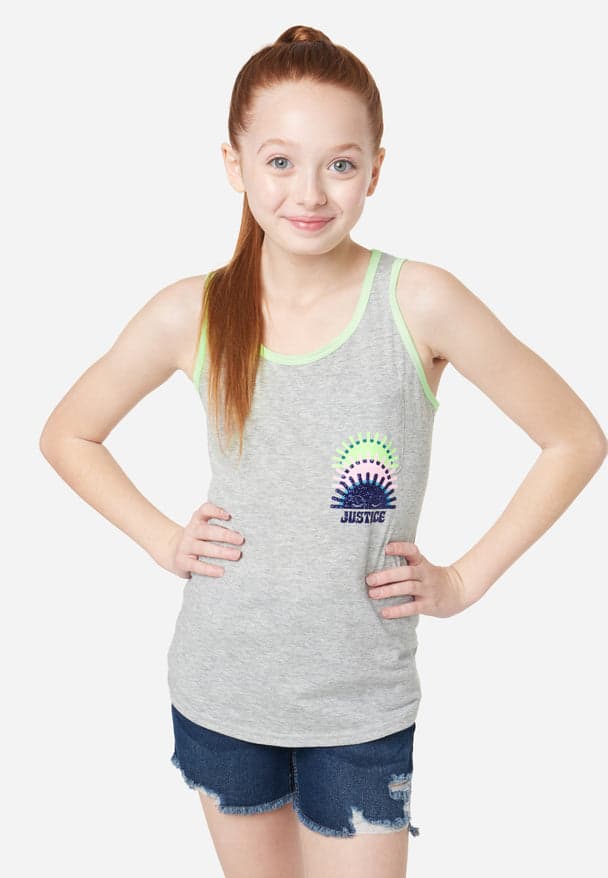 Justice Girl's Everyday Cami Tank Top Set, 3-Pack, Sizes XS-XLP 