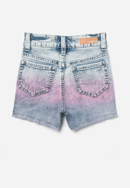 Justice denim shorts store